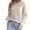 Cream White, variant on Xmarks Women's Pullover Sweater Long Sleeve Crew Neck Chunky Knit Sweater Fall Winter Warm Casual Jumper Tops, S-XL