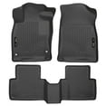 thumbnail image 1 of Husky Liner Floor Liner 98461 WeatherBeater; Molded Fit; Smooth Arcing Ribs/Raised Heel Pad; Black; Rubber; 3 Piece, 1 of 5