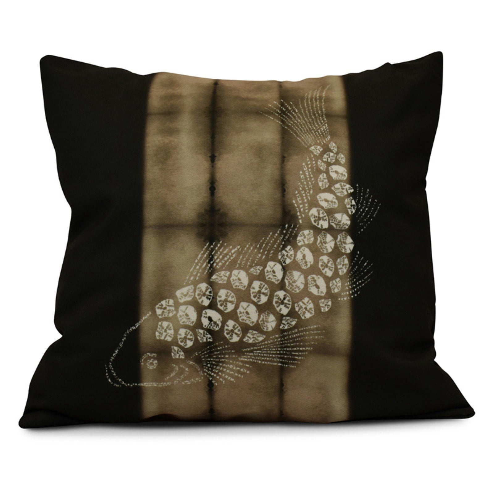 Simply Daisy Fish Pool Animal Print Outdoor Pillow