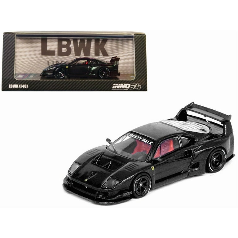 ミニカー LIBERTY WALK EXCLUSIVE MODEL LBWK (Liberty Walk) F40 Full Carbon Fiber 1/64 Diecast Model