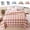 Orange, variant on Yyuenw Summer Quilt, 78x59-inch Checkered Summer Quilt, Washed Cotton Fabric, Soft and Comfortable, Ideal for Home Decor, Living Room and Bedroom