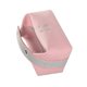 thumbnail image 5 of Portable makeup bag waterproof soft canvas large capacity cosmetic bag with handle for outdoor travel pink, 5 of 5