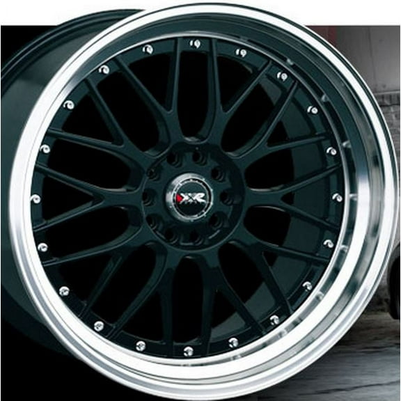 Primax XXR 521 Series Aluminum 17" Wheel 5 Lug Black with Natural Lip for XXTREME Staggered Fitment