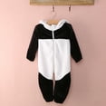 thumbnail image 5 of Cute Baby Girl Boy Panda Rompers Winter Soft Warm Jumpsuit Rompers Playsuit, 5 of 5