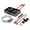 Black, variant on Bunblic RC Car Motor Heat Dissipation Fan Kit 22000RPM Adjustable Professional Sturdy Repair Parts Easily Install Double Cooling Fans Black