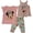 Peach, variant on Disney Toddler Girls' Minnie Mouse 3 Piece Capri Leggings Set