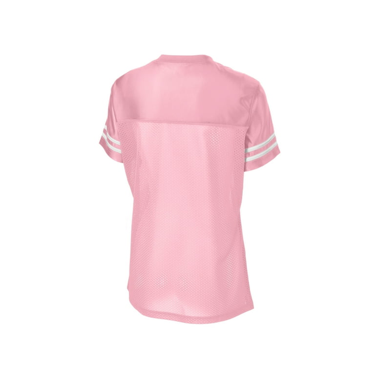 Ladies Football Replica Jersey Color Light Pink/White X-Large Size 