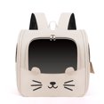 thumbnail image 1 of Portable Breathable Outdoor Cat Backpack For Small Breeds With Cartoon Design, 1 of 6