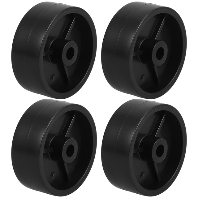 UPOUART 4 Pcs Kit de Remplacement de Roues de Chauffage de Patio Universel Noir pour Accessoires de Gril et Chauffage à Gaz
