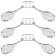 thumbnail image 2 of 6 uds llavero anillos pelota de tenis llavero encantos de tenis llaveros de tenis para mujeres hombres llavero de raqueta de bádminton llavero de pelota de tenis, 2 of 5