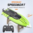 thumbnail image 2 of Tmvgtek Barco De Refrigeración Por Agua De Alta Velocidad Rc Speedboat 2.4Ghz Con 2 Baterías (Verde), 2 of 9