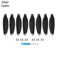 thumbnail image 3 of LightWeight Props Accessories Low Noise Paddle Wing Fans Propeller Wing Accessories SILVER 2 PAIRS, 3 of 8