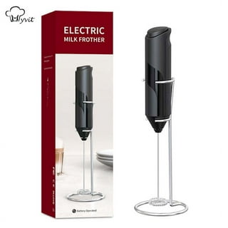  Primula Milk Frother With Stand, Handheld Whisk, Drink