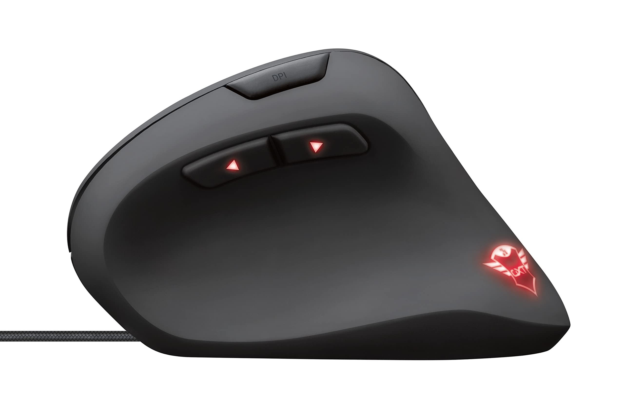 Trust Gaming GXT 144 Rexx Vertical Ergonomic Gaming Mouse, 250-10,000 DPI, 6 Buttons, Black