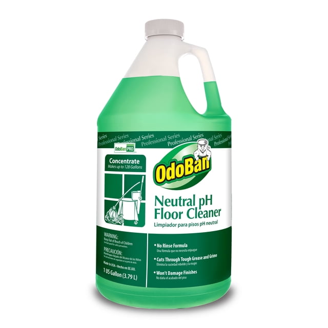 Limpiador de pisos OdoBan concentrado, pH neutro, sin enjuague, 3,8 L