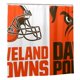 thumbnail image 2 of Cle_Browns Cortina de ducha impermeable de secado rápido para baño, cortina de ducha con ganchos, decoración de fútbol americano, juego de cortinas de ducha para baño de plástico, 72 x 72 pulgadas, 2 of 8