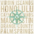 thumbnail image 2 of Mullan, Michael 20x20 Gold Ornate Wood Framed with Double Matting Museum Art Print Titled - Bon Voyage Compass, 2 of 4