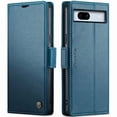 thumbnail image 1 of Funda tipo cartera Google Pixel 7A con cierre magnético, RFID, tarjetero, soporte, carga inalámbrica, 1 of 5