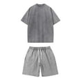 thumbnail image 2 of Miqool Mens Short Sets 2 Piece Outfits Summer Tracksuits Casual Short Sleeve Crewneck T Shirt and Drawstring Shorts Sets Sweatsuits Loungewear, 2 of 9