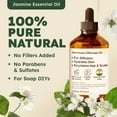 thumbnail image 4 of Kukka Jasmine Essential Oil for Diffuser - 4 Fl Oz - 100% Pure Natural Jasmine Oil for Skin, Hair & DIY Soap Making Scents - A Great Relaxing Floral Addition for Hair Care & Perfume, 4 of 7