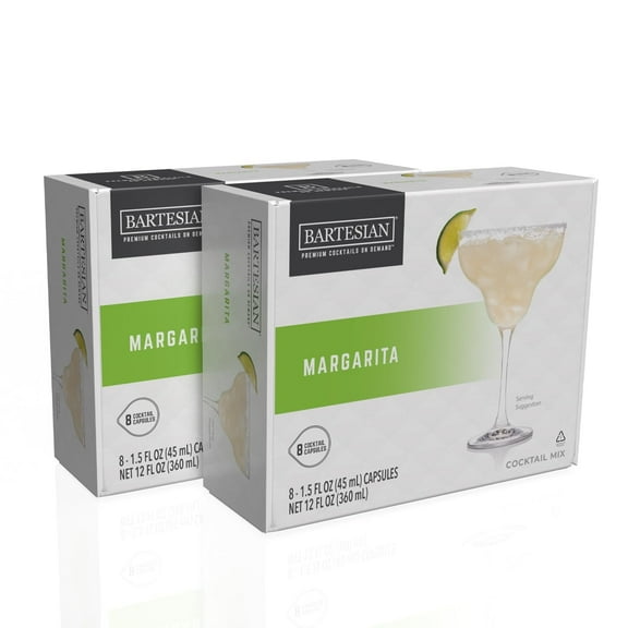Bartesian 16-Pack Margarita Mixer Capsules for use with The Bartesian Cocktail Drink Maker