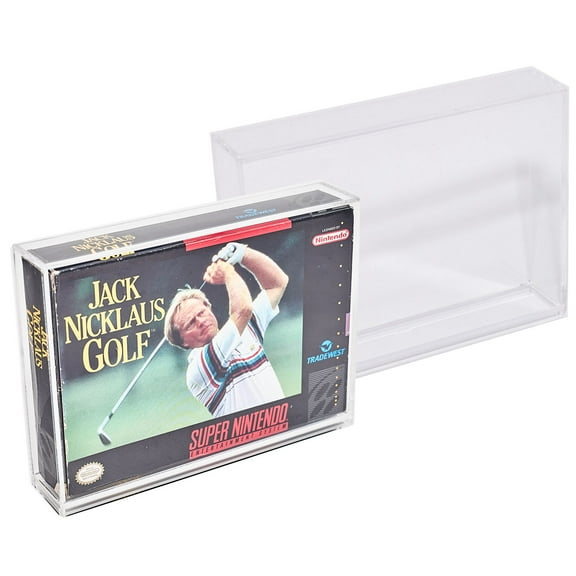 Acrylic Display Case for N64 & SNES Super Nintendo Boxes Premium UV Protection