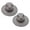 Grey, variant on JAHH 2 Pack Men Fashion Sun Hat Wide Brim Washable Friendly To Skin Foldable Roll up Floppy Beach UPF Summer Straw Hats