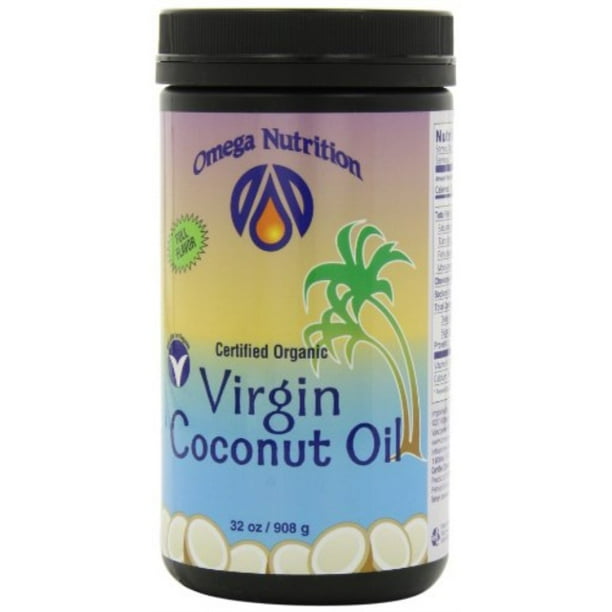 omega nutrition virgin coconut oil, 32ounce