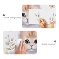 thumbnail image 3 of JSTEL Cute Kitten Cat Flowers Large Gaming Mouse Pad Big Mousepad Mice Keyboard Mat with Non-Slip Rubber Base for Computer Laptop Home & Office, 31.5 X 15.7 inch, 3 of 6