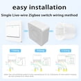 thumbnail image 4 of Interruptor Smart de 2 Vías 16A WiFi Módulo de Interruptor de Luz Compatible con Alexa/Google Home, Control Remoto por APP, Control por Voz, Modo DIY, No Requiere Hub, 4 of 9