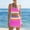 A1 Pink, variant on Bikini Sets for Women Tummy Control Swimsuits 3 Piece Set High Waisted Full Coverage Bathing Suits Color Block Swimwear with Skirt 2026 Women's Tankini Swimsuits Modest Swim Skirt Black L