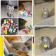 thumbnail image 2 of Pelota de juguete para gatos, pelota silenciosa, juguete para gatos, pelota autoprovocadora de alto rebote, pelota de terciopelo macarrón, pelota para gatos, juguetes prácticos para mascotas que son, 2 of 4