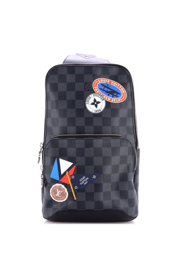 Pre-Owned Avenue Sling Bag Limited Edition Damier Graphite LV League By Rebag