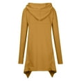 thumbnail image 5 of Lovskoo 2024 Womens Asymmetric Hem Hoodies Sweatshirts Long Sleeve Plus Size Festival Printed Loose Casaul Tunic Tops Yellow, 5 of 8