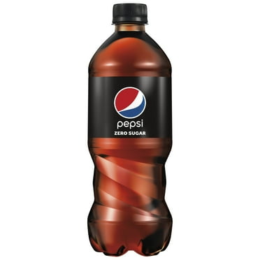 Pepsi Zero Sugar Soda 20oz Bottles, Quantity of 10