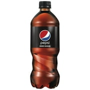 Pepsi Zero Sugar Soda 20oz Bottles, Quantity of 16