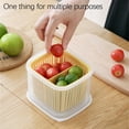 thumbnail image 5 of Harpi Food Storage Containers with Lids, Preservation Box Refrigerator Side Dish Storage Box Kitchen Sealed Freezer Box Ingredients Box Storage Box, Refrigerator Organizers and Storage, 5 of 7