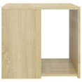 thumbnail image 2 of vidaXL Side Table Sonoma Oak 50x50x45 cm Engineered Wood, 2 of 4