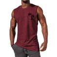 thumbnail image 2 of Men's Summer Fashion Casual Sleeveless Camisole Top L, 2 of 5