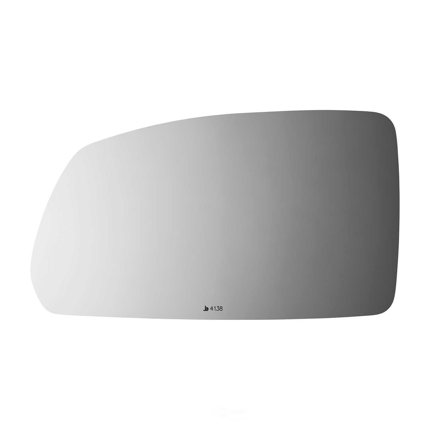 Burco Side View Mirror Replacement Glass - Clear Glass - 4138