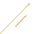 thumbnail image 1 of 2.0mm 14k Yellow Gold Solid Rope Chain 18 in, 1 of 4
