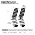 thumbnail image 5 of Mod Two T Socks Chain Link Funny Stockings Ladies Comfortable Outdoor Sports Socks Autumn, 5 of 7