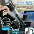 thumbnail image 3 of FLINT - 120W 6000Pa Cordless Hand Held Vacuum Cleaner Mini Portable Car Auto Home Duster, 3 of 6
