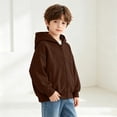 thumbnail image 4 of Yutgune Boys Zip Up Hoodie Jacket, Full Zip Long Sleeve Hooded Sweatshirt with Pocket, Casual Fall Outerwear, 4 of 9