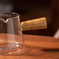 thumbnail image 3 of MOOHOP Glass Espresso Cup with Wooden Handle - 110ML, 3 of 4