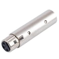 thumbnail image 4 of 3 Pin Xlr To 5 Pin Dmx Metal Cased Converter Audio Lighting Adapter Or 5 To 3, 4 of 8