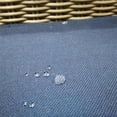 thumbnail image 3 of 13-Piece Wicker Rattan Outdoor Sectional Set with Blue Cushions and Coffee Table, 3 of 5