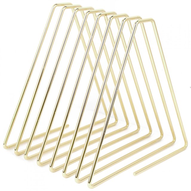 Étagère à Livres, Support de Livres en Métal Innovant, Librairie Durable pour École Bureau Café Or