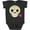 Vintage Smoke, variant on Inktastic DÃa De Los Muertos Skull with Flower Boys or Girls Baby Bodysuit