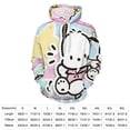 thumbnail image 2 of Pochacco Hoodie 3D Print Pullover Hooded Long Sleeve Sweatshirts Tops Blouse with Pocket for Mens Womens, 2 of 8